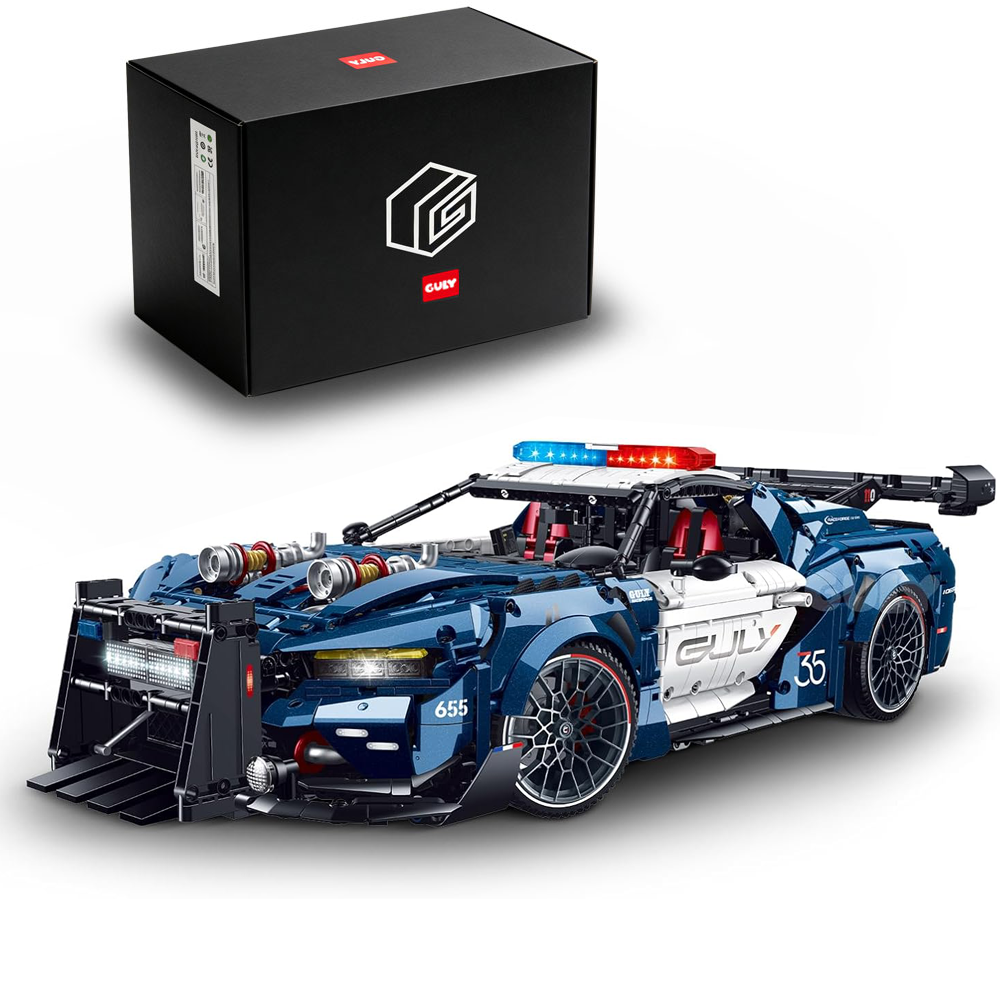 Guly 10655 1:8-Scale Ford Mustang Police Car
