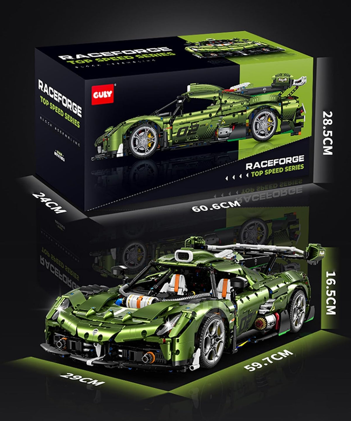 Guly 10628 1:8-Scale Koenigseg Jesko Hypercar
