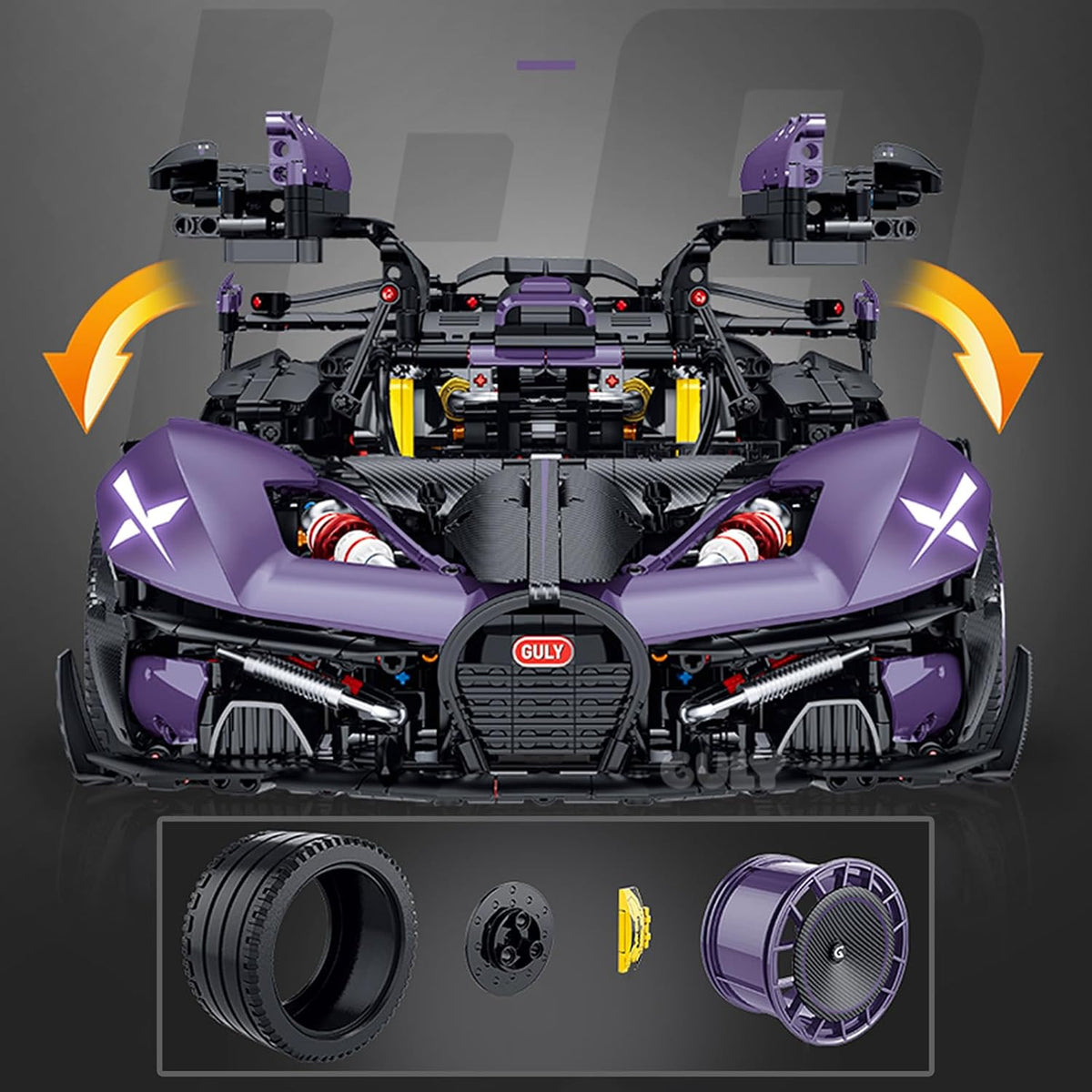 Guly 10643 1:8-Scale Bugatti Bolide