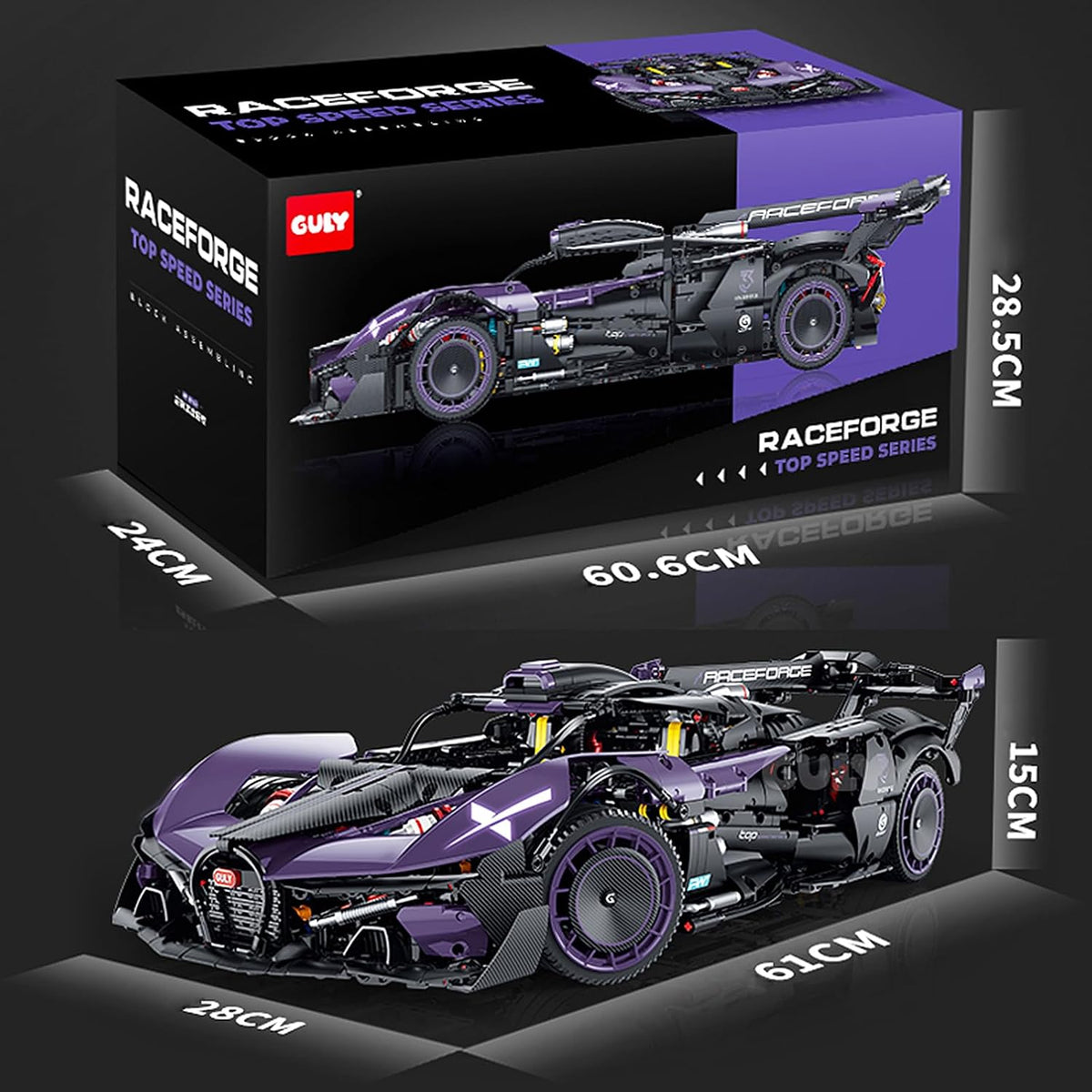 Guly 10643 1:8-Scale Bugatti Bolide