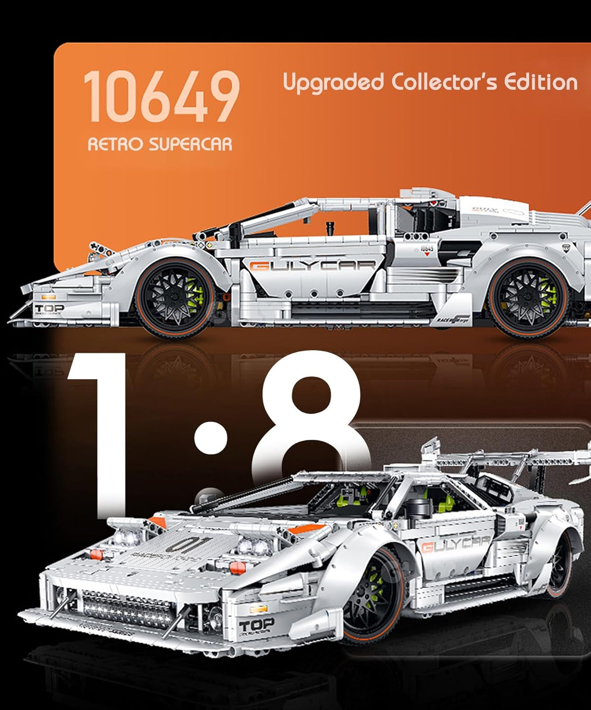 Guly 10649 1:8-Scale Lamborghini Countach LP5000