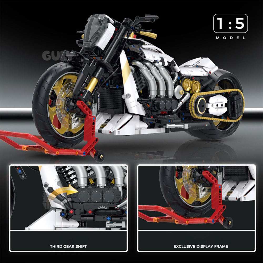 Guly 60522 1:5-Scale Lamborghini Motorcycle