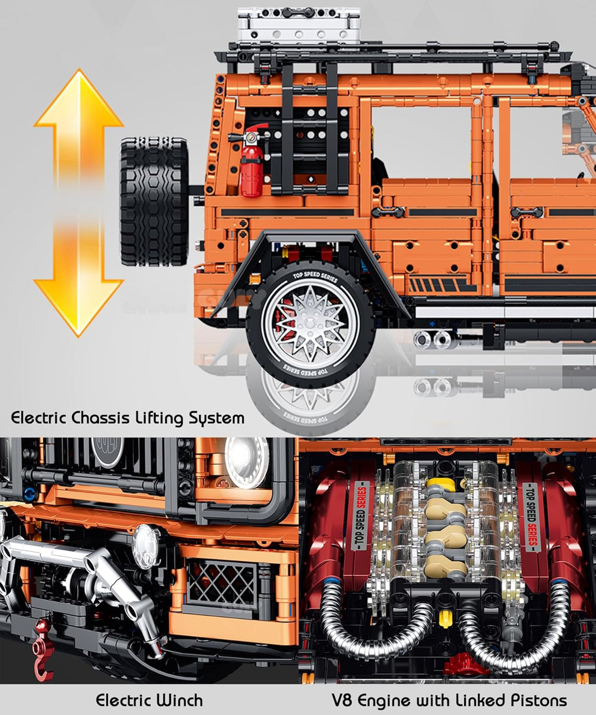 Guly 10642 1:8-Scale AMG G63 4x4 Offroader