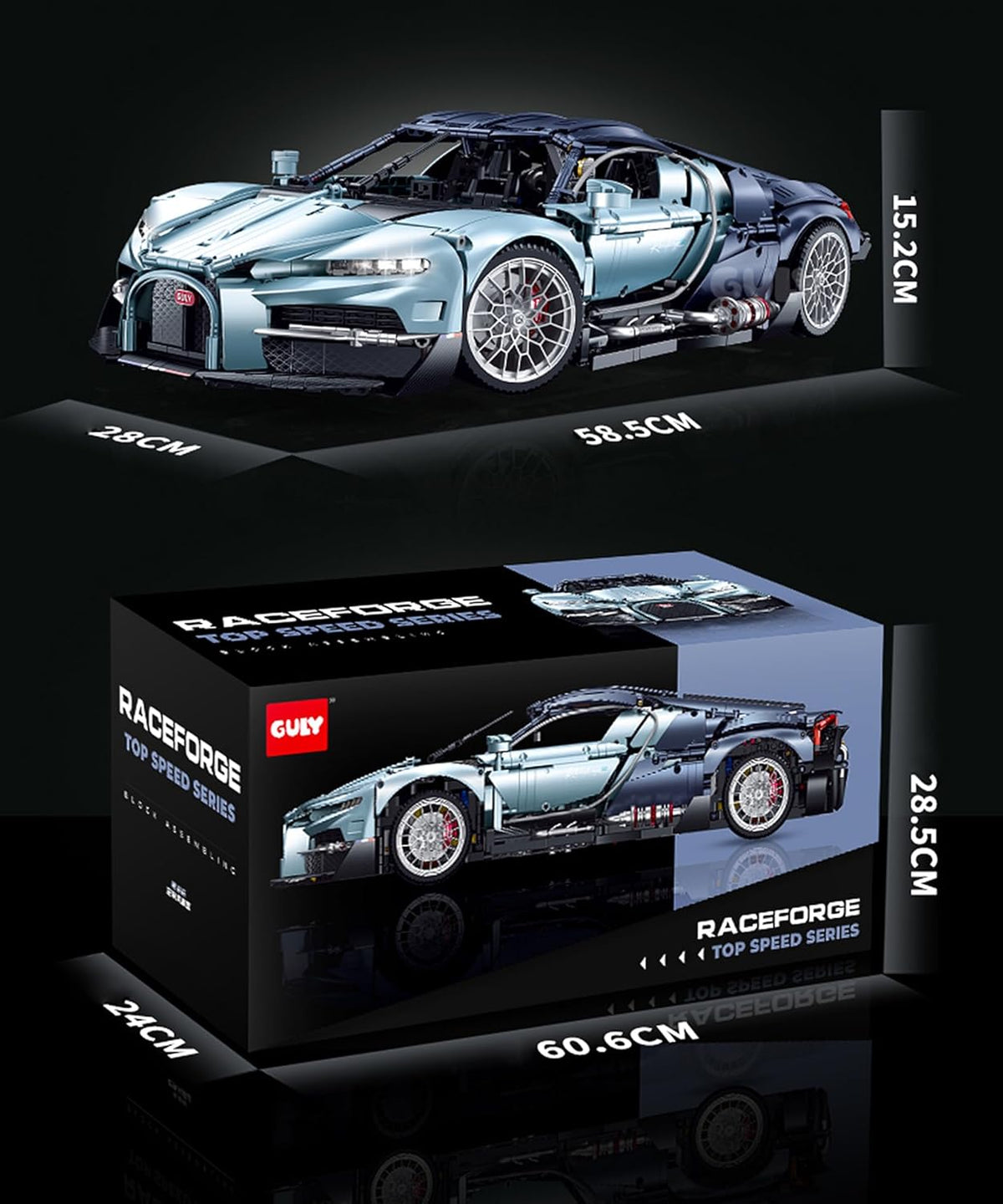 Guly 10648 1:8-Scale Bugatti Chiron