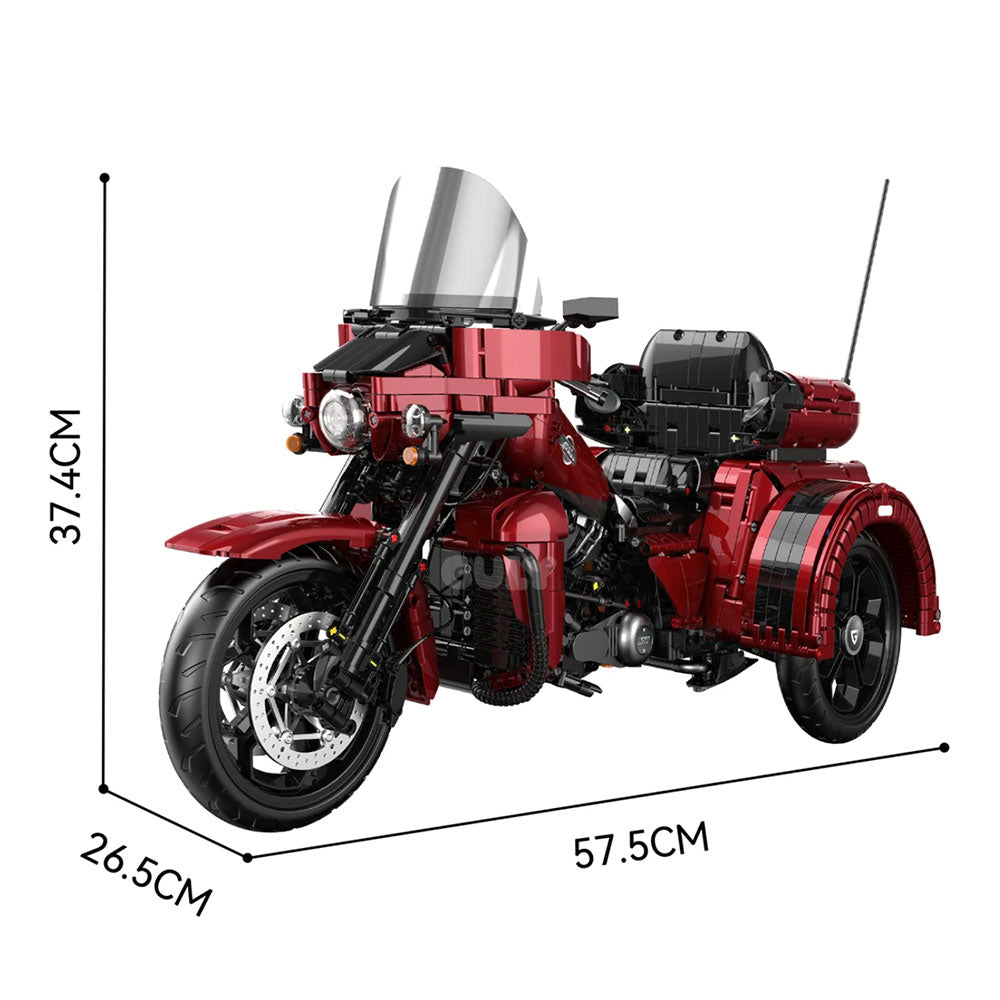 Guly 60557 1:5-Scale Harley Road Glide 3 Motorcycle