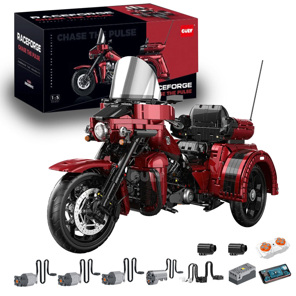 Guly 60557 1:5-Scale Harley Road Glide 3 Motorcycle