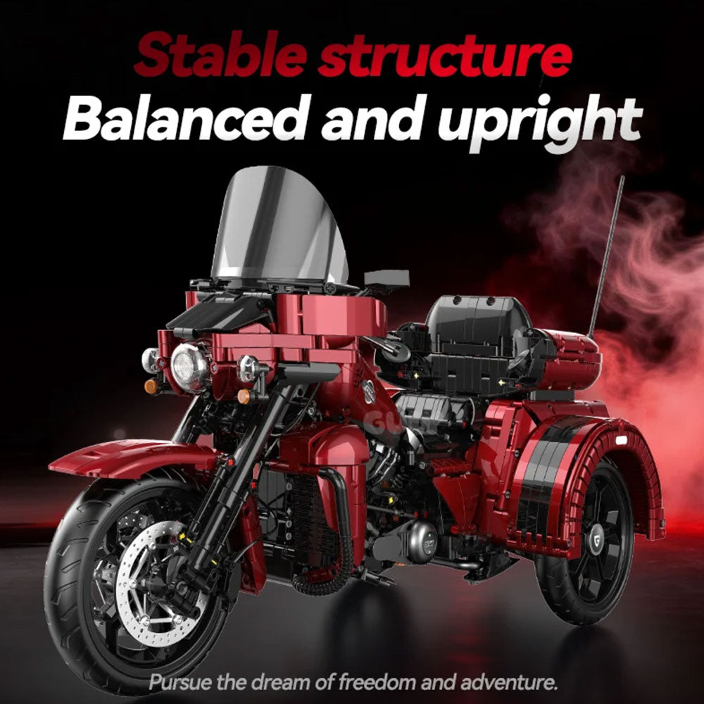Guly 60557 1:5-Scale Harley Road Glide 3 Motorcycle